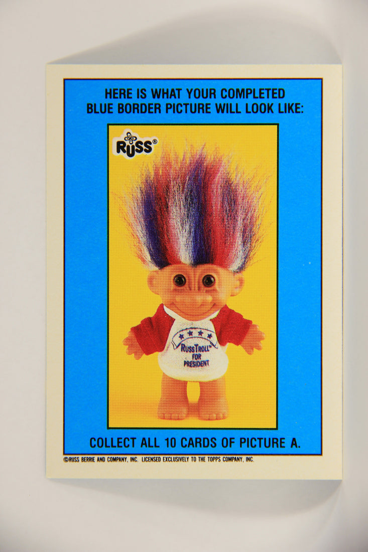 Russ Trolls 1992 Topps Trading Card Sticker #11 I Dream Of Trollie ENG L005755