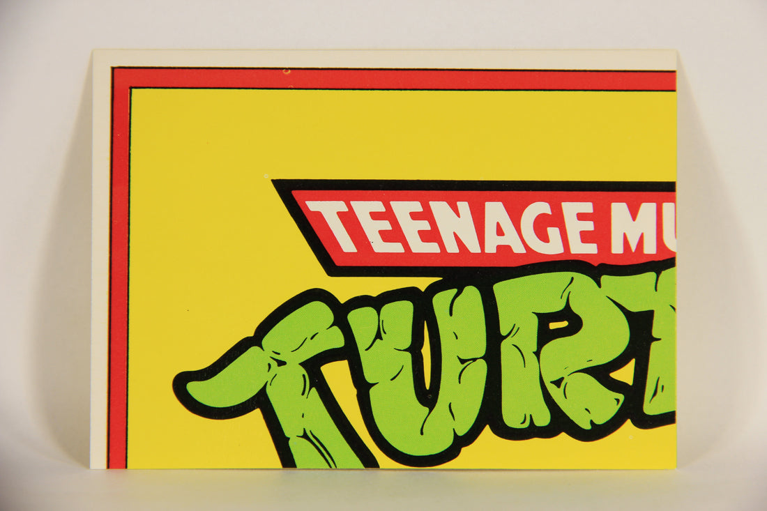 Teenage Mutant Ninja Turtles 1989 Trading Card Sticker #1 Raphael ENG L005827