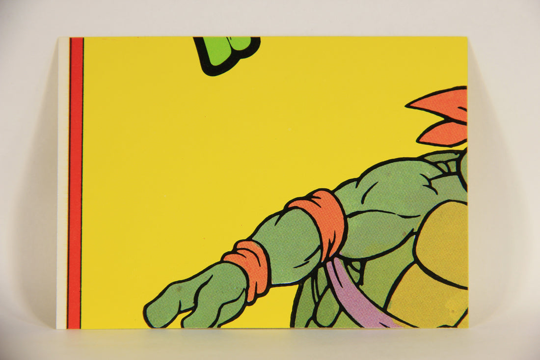Teenage Mutant Ninja Turtles 1989 Trading Card Sticker #2 Michaelangelo ENG L005828