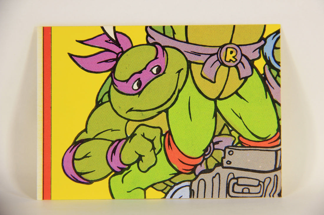 Teenage Mutant Ninja Turtles 1989 Trading Card Sticker #4 Leonardo ENG L005830