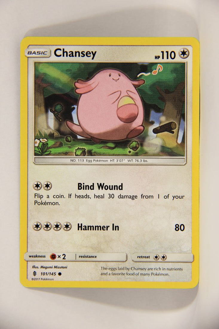 japanese chansey pokemon card 2017 Pokémon TCG #101/145 Chansey
