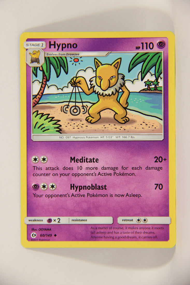 2017 Pokmon TCG #60/149 Hypno - Sun & Moon Uncommon ENG L006360 AGS Collectibles 2017 Pokmon TCG #60/149 Hypno - Sun & Moon Uncommon ENG L006360 AGS Collectibles