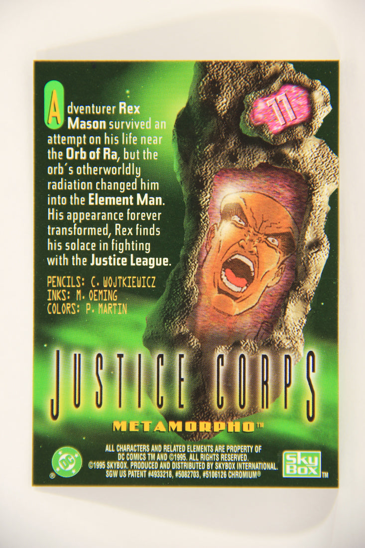 DC Legends '95 Power Chrome 1995 Trading Card #11 Metamorpho L006487