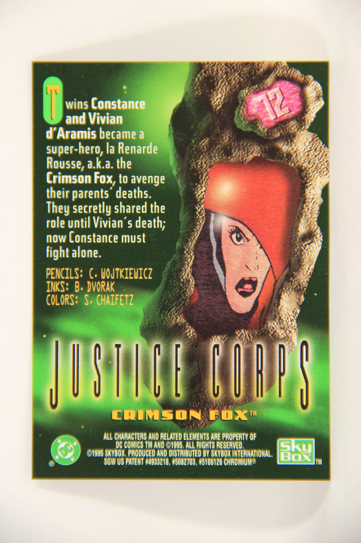 DC Legends '95 Power Chrome 1995 Trading Card #12 Crimson Fox L006488