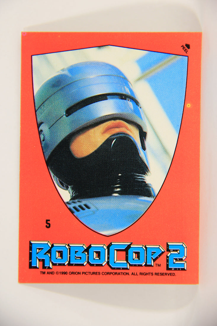 RoboCop 2 Topps 1990 Trading Card Sticker #5 Puzzle ENG L006863