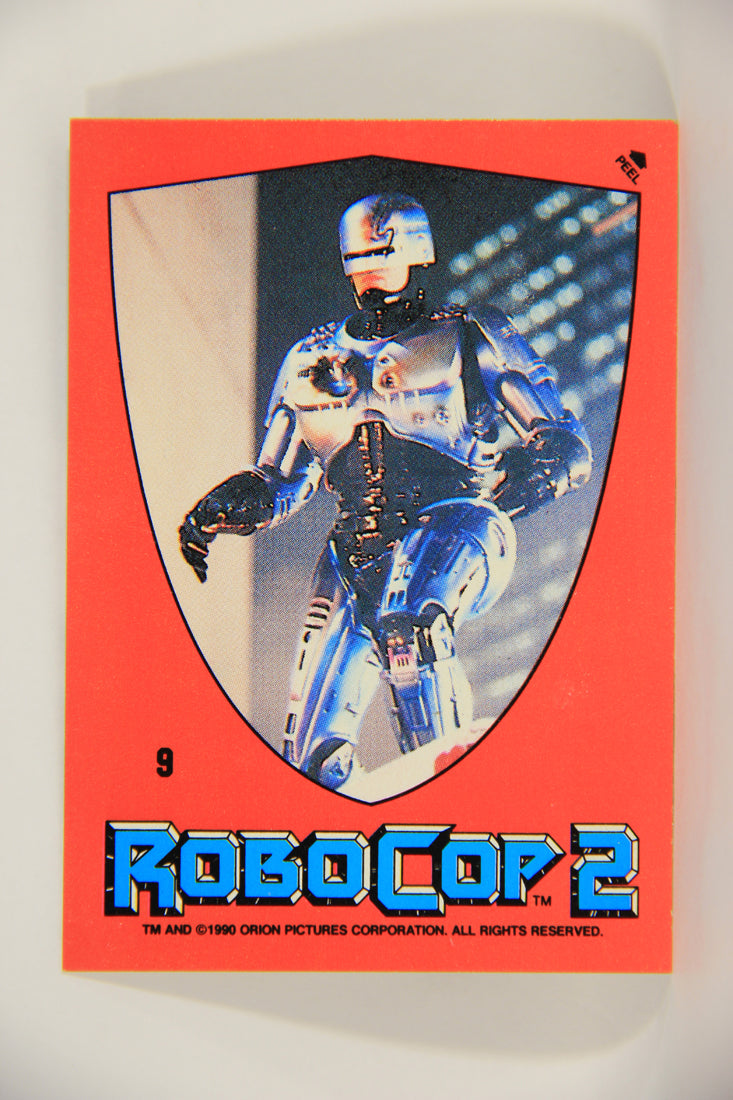 RoboCop 2 Topps 1990 Trading Card Sticker #9 Puzzle ENG L006867