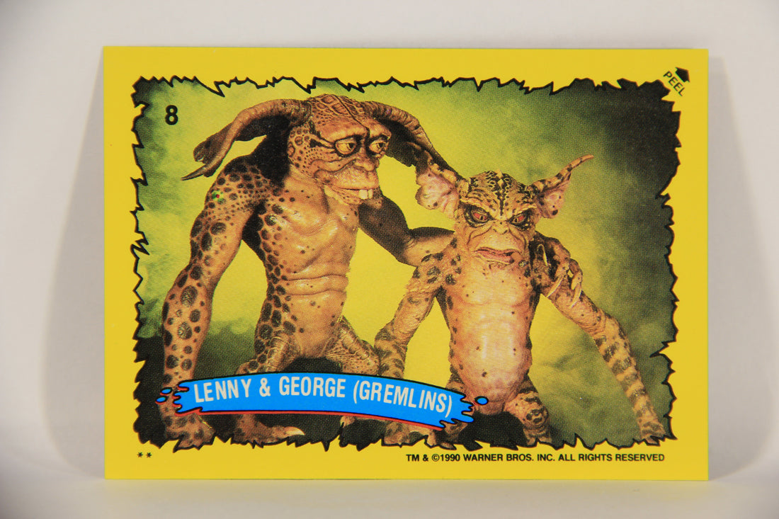 Gremlins 2 The New Batch 1990 Trading Card Sticker #8 Lenny & George ENG L006877