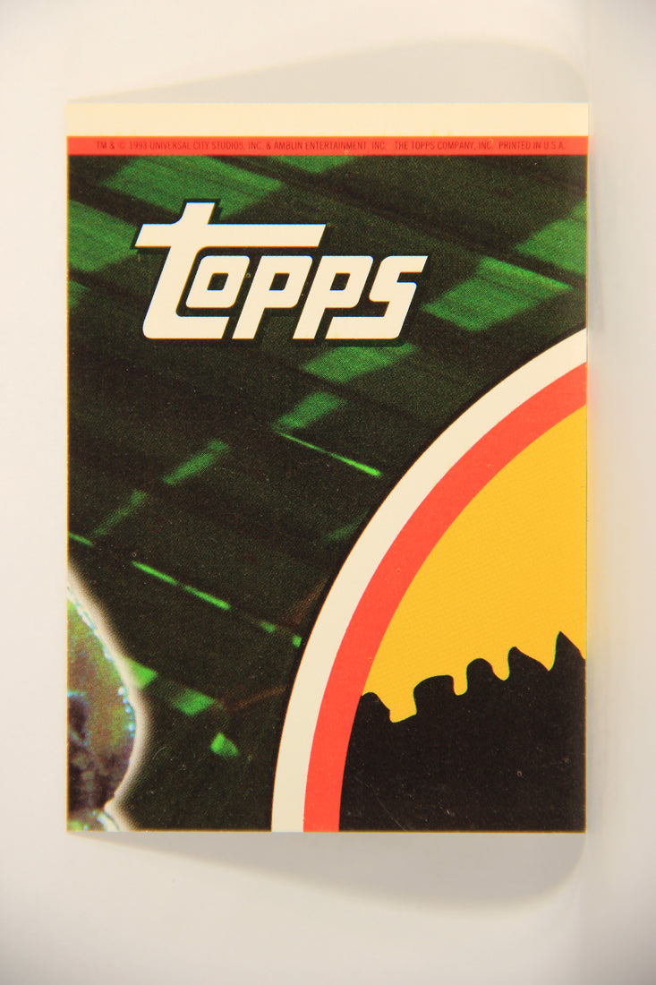 Jurassic Park 1993 Trading Card Sticker #4 Gallimimus ENG Topps Puzzle L007120