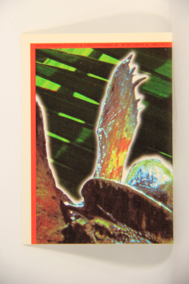 Jurassic Park 1993 Trading Card Sticker #5 Triceratops ENG Topps Puzzle L007121