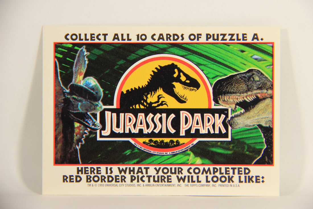 Jurassic Park 1993 Trading Card Sticker #11 Jurassic Park Logo ENG Topps L007127