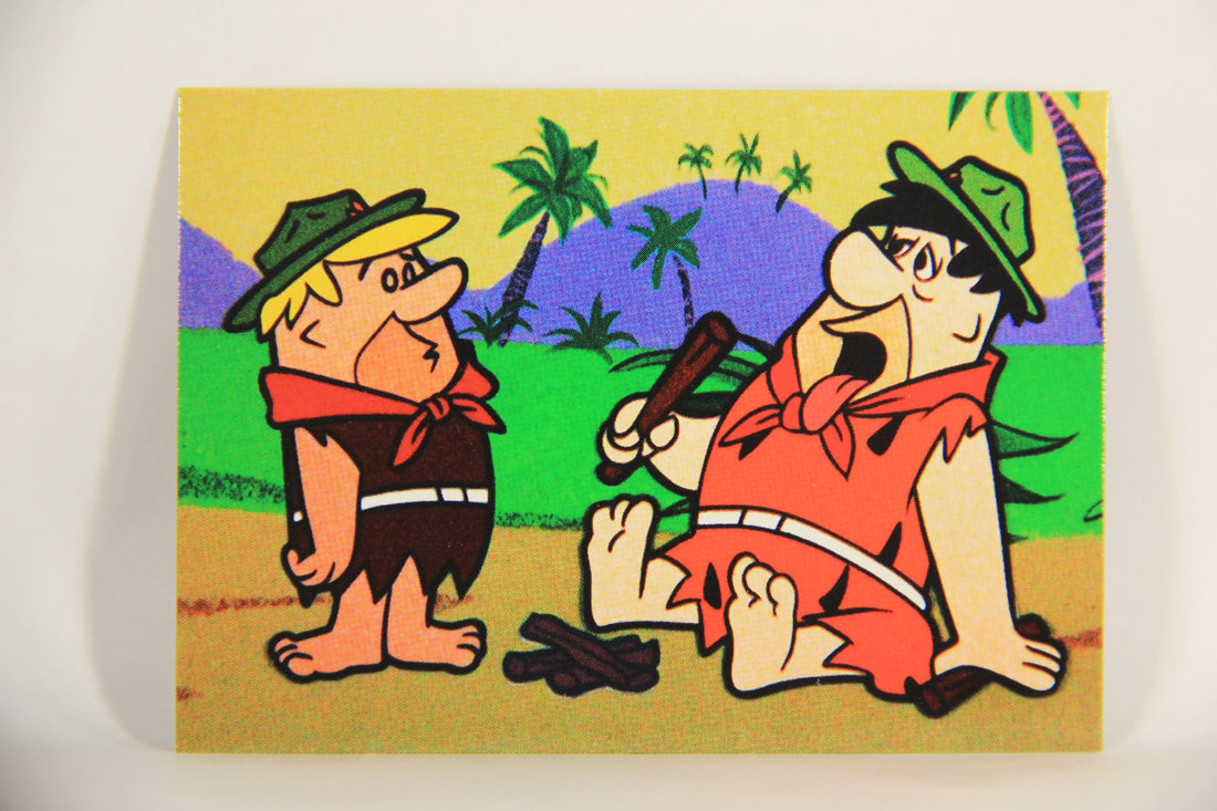 Return Of The Flintstones 1994 Trading Card #2 How To Light A Campfire ENG L007430