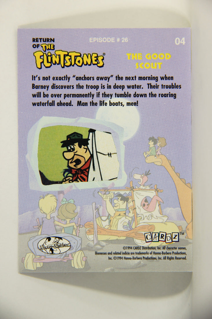 Return Of The Flintstones 1994 Trading Card #4 Anchor Ways ENG L007432