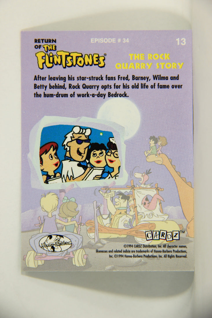Return Of The Flintstones 1994 Trading Card #13 Rock Quarry ENG L007441