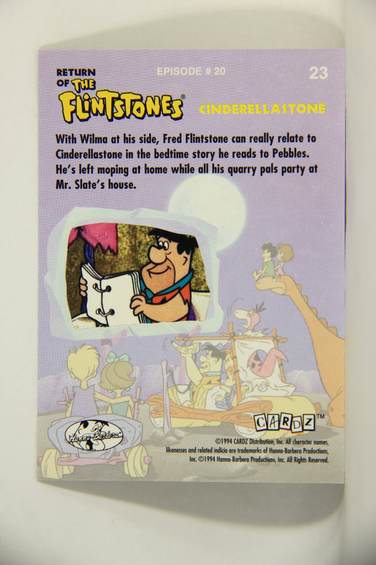 Return Of The Flintstones 1994 Trading Card #23 Cinderellastone ENG L007451