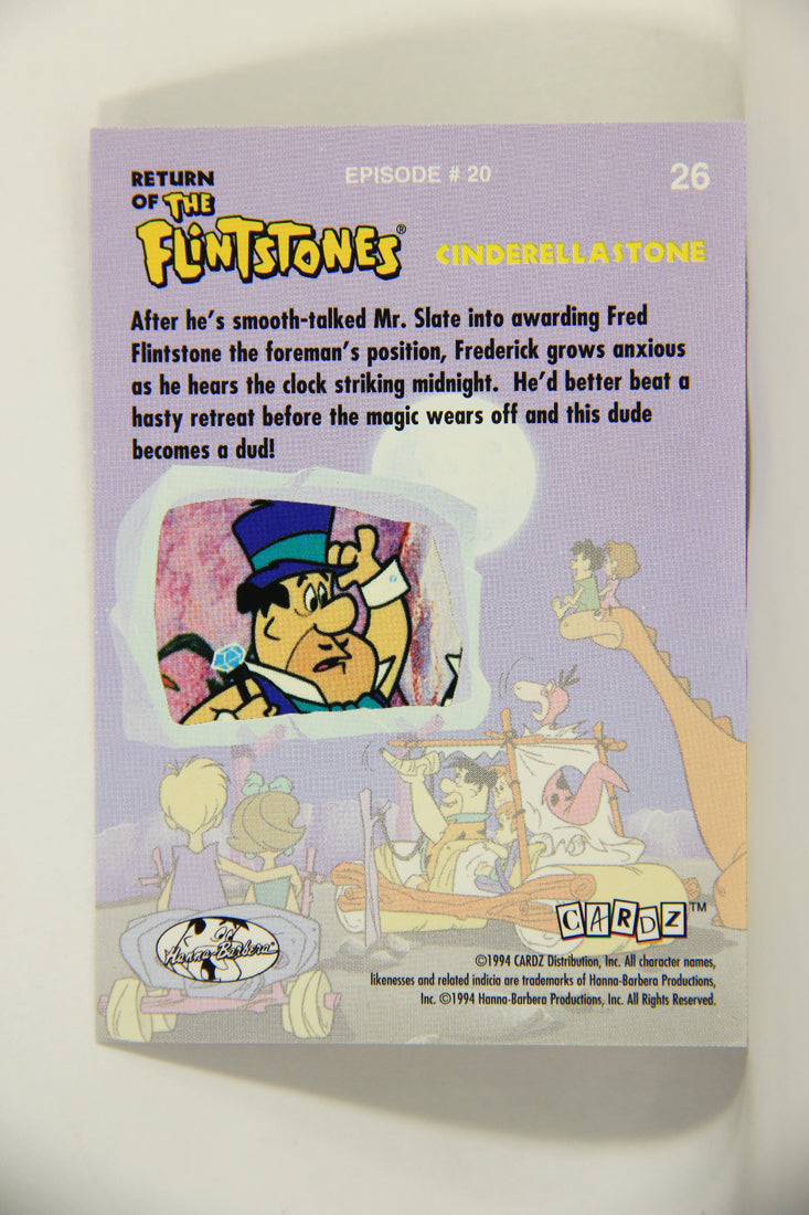 Return Of The Flintstones 1994 Trading Card #26 Before The Magic Wears Off ENG L007454