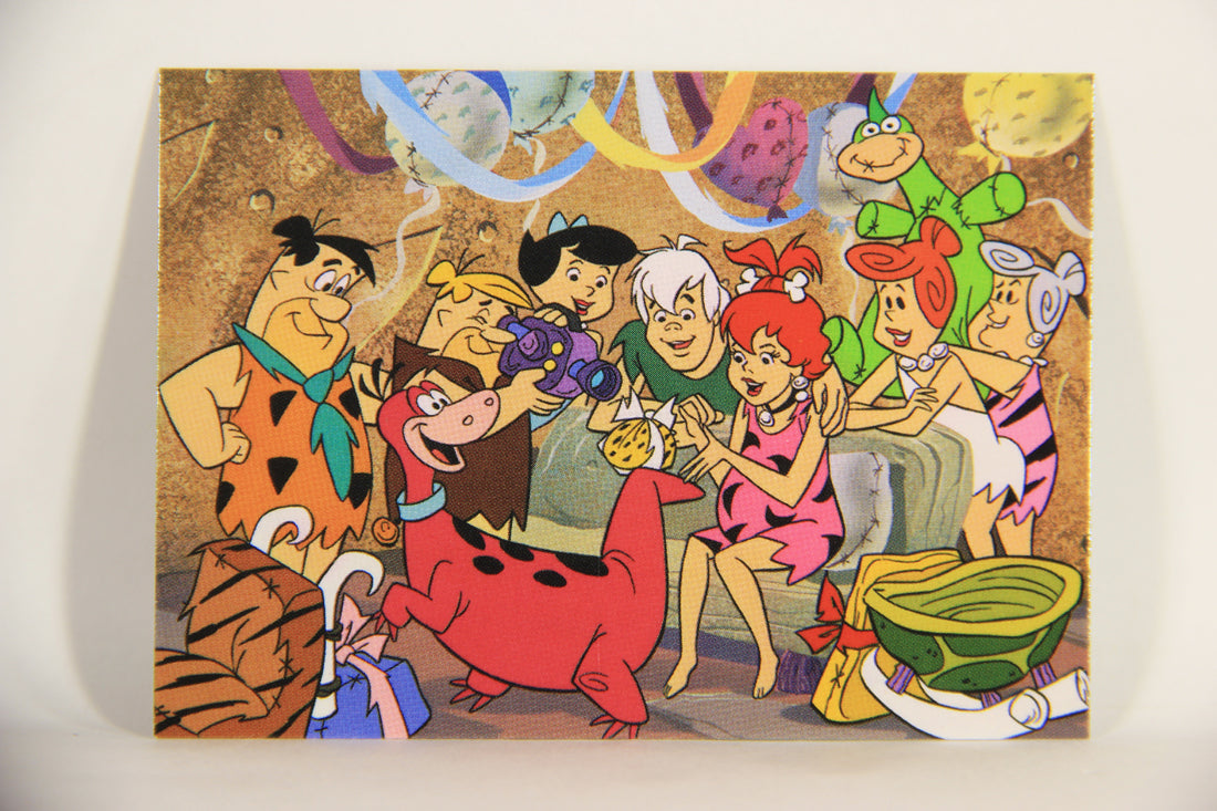 Return Of The Flintstones 1994 Trading Card #45 Young Expectant Couple Are Showered ENG L007473