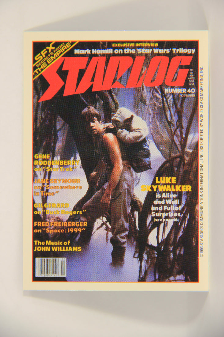 Starlog 1993 Trading Card #16 Luke Skywalker ESB "Cover Number 40" L007584