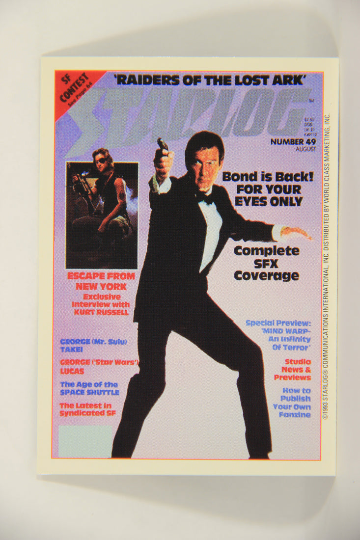 Starlog 1993 Trading Card #22 Four Your Eyes Only "Cover Number 49" L007590
