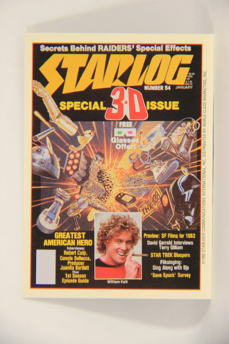 Starlog 1993 Trading Card #30 Special 3-D Issue "Cover Number 54" L007598