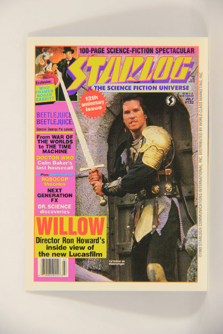 Starlog 1993 Trading Card #45 Willow Val Kilmer "Cover Number 132" L007613