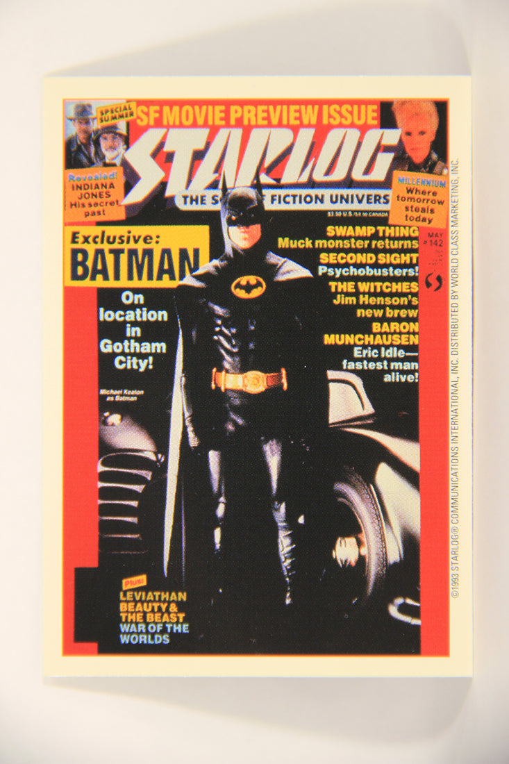 Starlog 1993 Trading Card #55 Batman "Cover Number 142" L007623