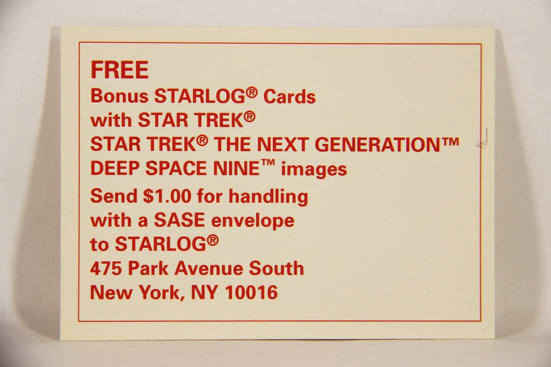 Starlog 1993 Trading Card #CL6 Checklist L007674