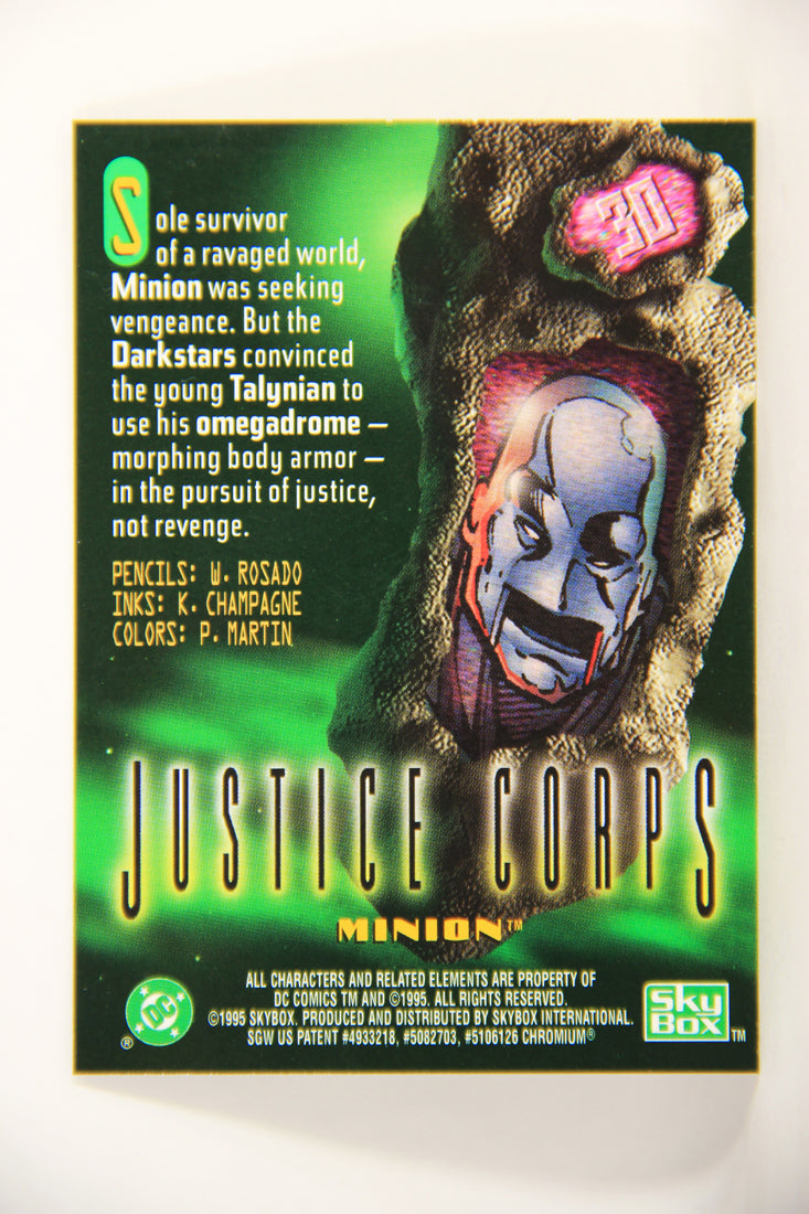 DC Legends '95 Power Chrome 1995 Trading Card #30 Minion L007686