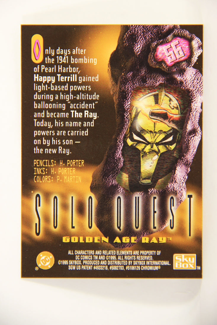 DC Legends '95 Power Chrome 1995 Trading Card #56 Golden Age Ray L007711