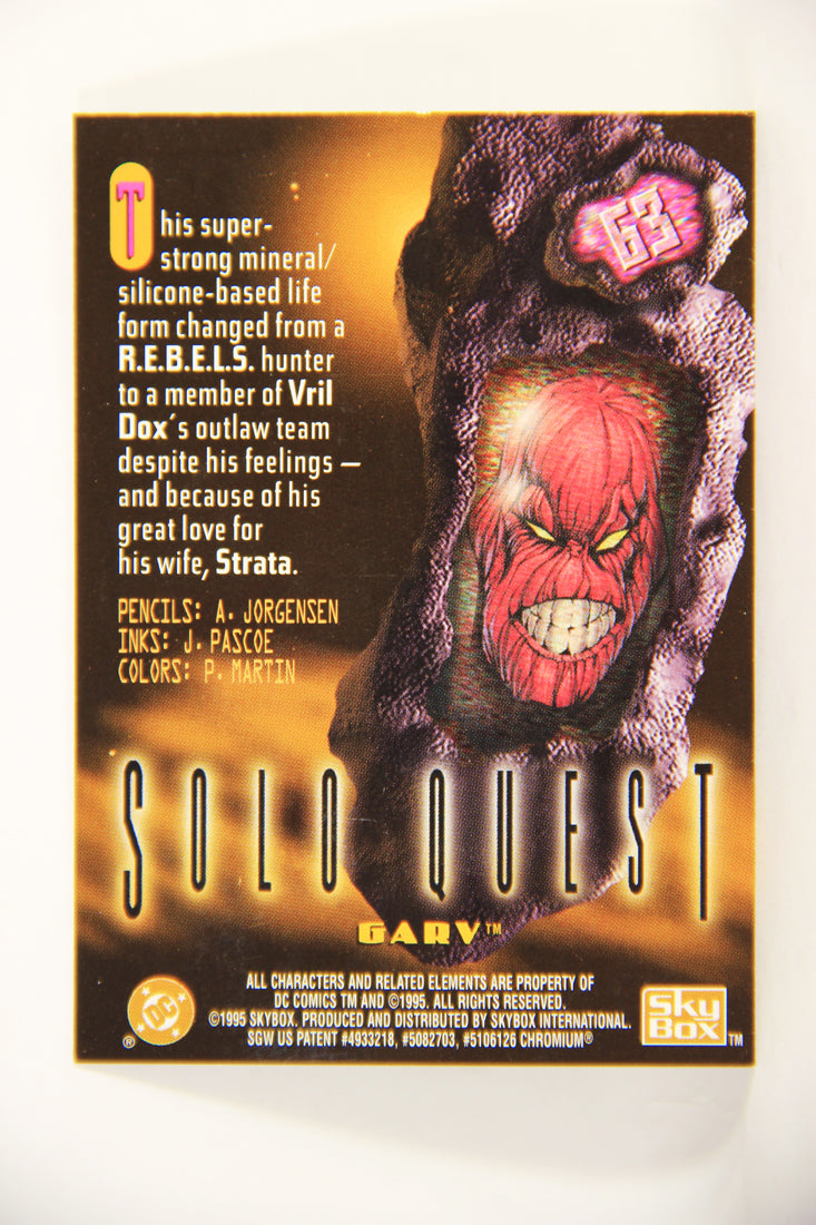 DC Legends '95 Power Chrome 1995 Trading Card #63 Garv L007718