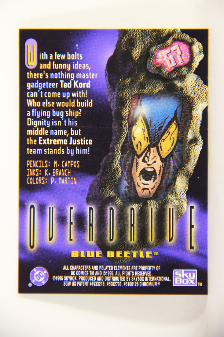 DC Legends '95 Power Chrome 1995 Trading Card #67 Blue Beetle L007722