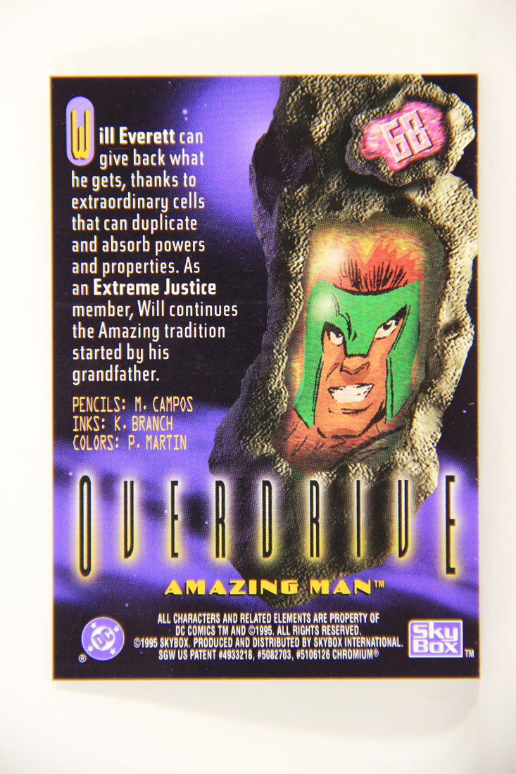 DC Legends '95 Power Chrome 1995 Trading Card #68 Amazing Man L007723