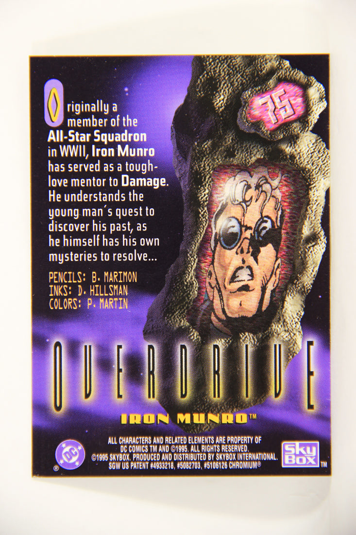 DC Legends '95 Power Chrome 1995 Trading Card #75 Iron Munro L007730