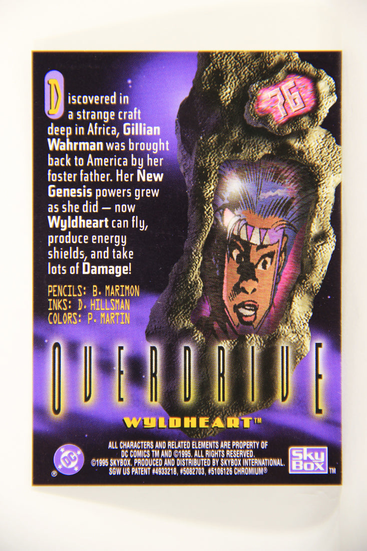 DC Legends '95 Power Chrome 1995 Trading Card #76 Wyldheart L007731