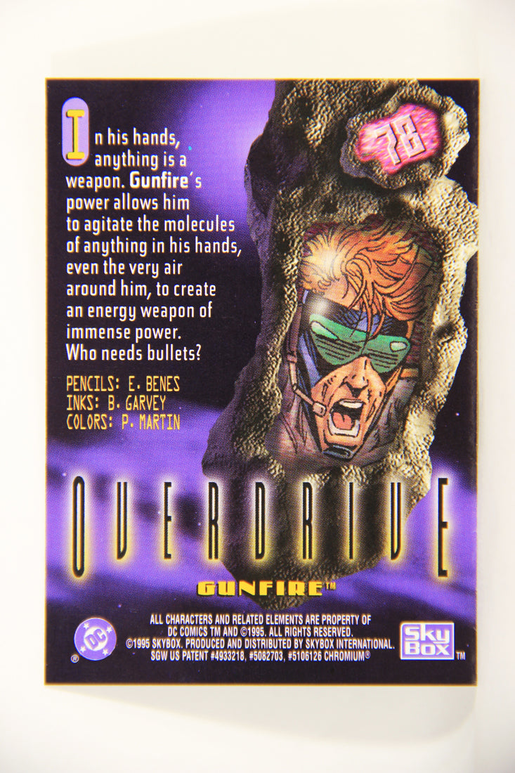 DC Legends '95 Power Chrome 1995 Trading Card #78 Gunfire L007733