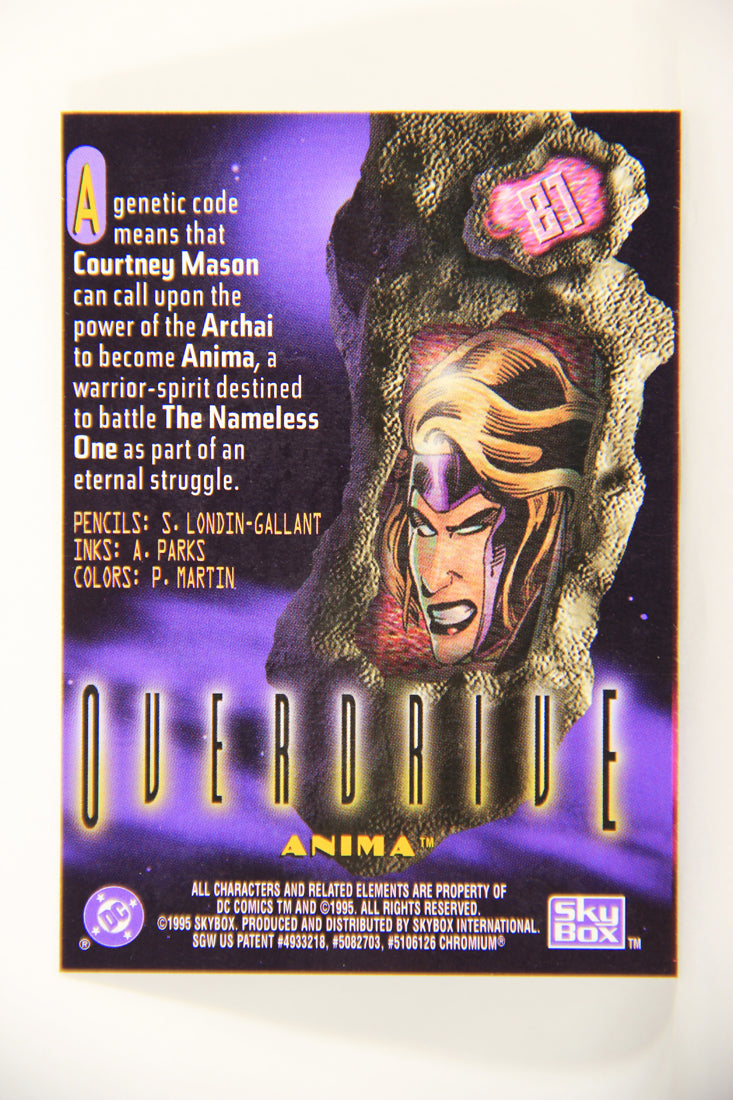DC Legends '95 Power Chrome 1995 Trading Card #81 Anima L007736