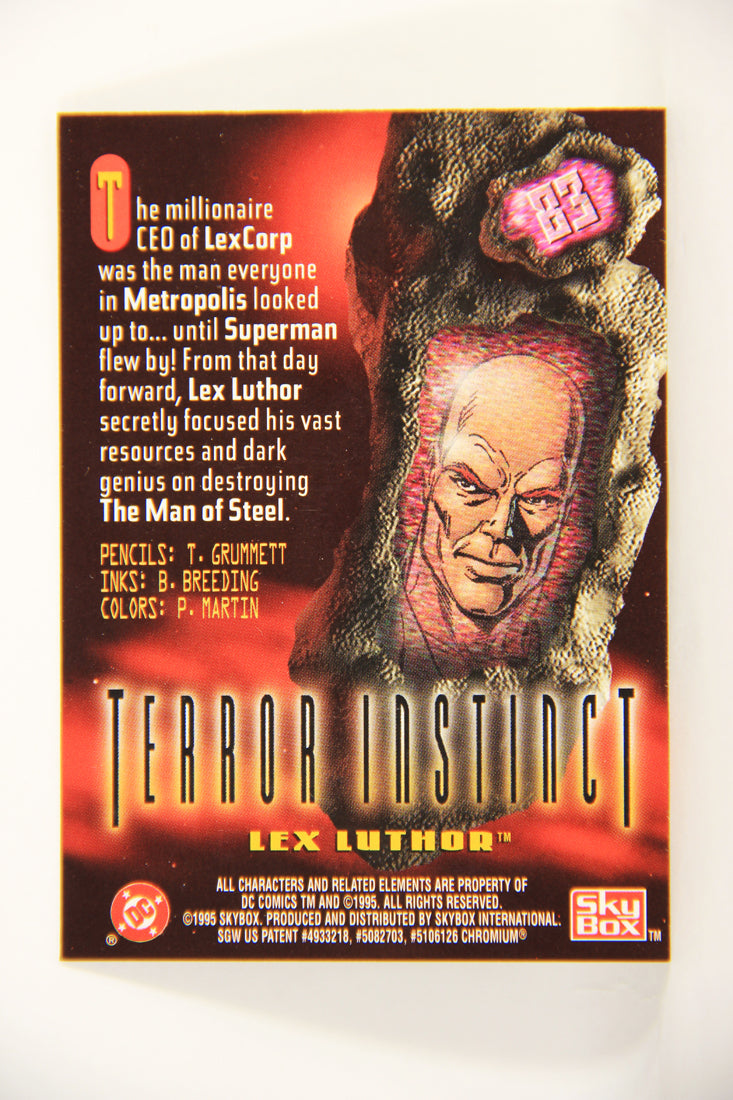 DC Legends '95 Power Chrome 1995 Trading Card #83 Lex Luthor L007738