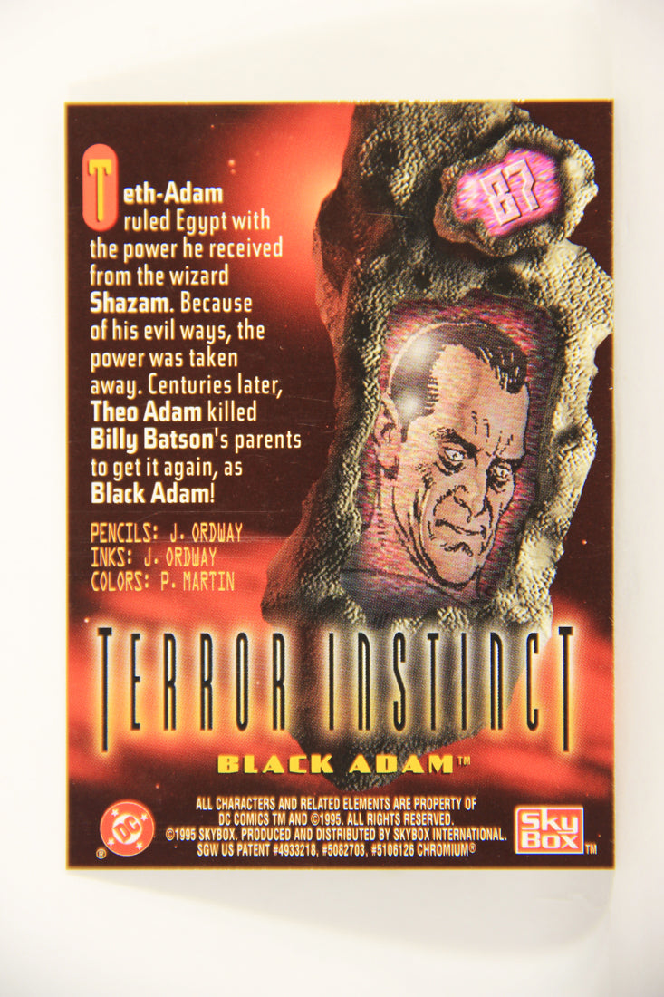 DC Legends '95 Power Chrome 1995 Trading Card #87 Black Adam L007742