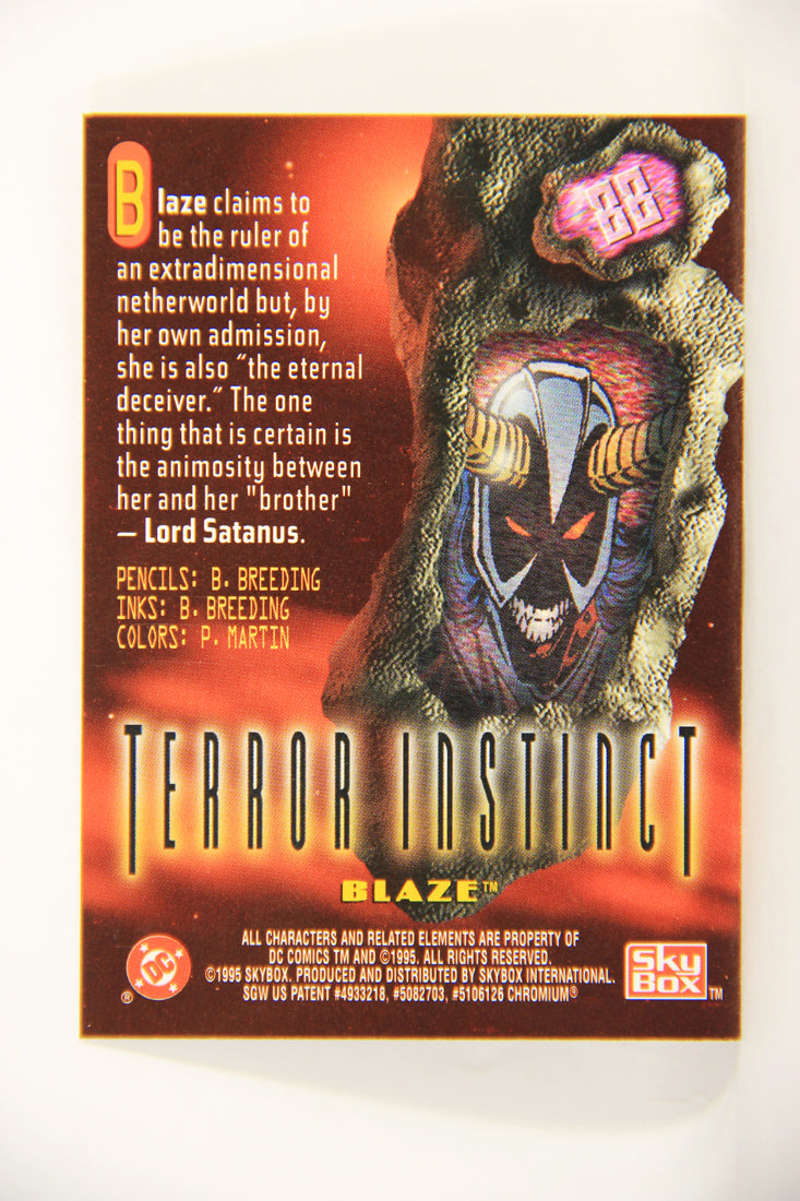 DC Legends '95 Power Chrome 1995 Trading Card #88 Blaze L007743