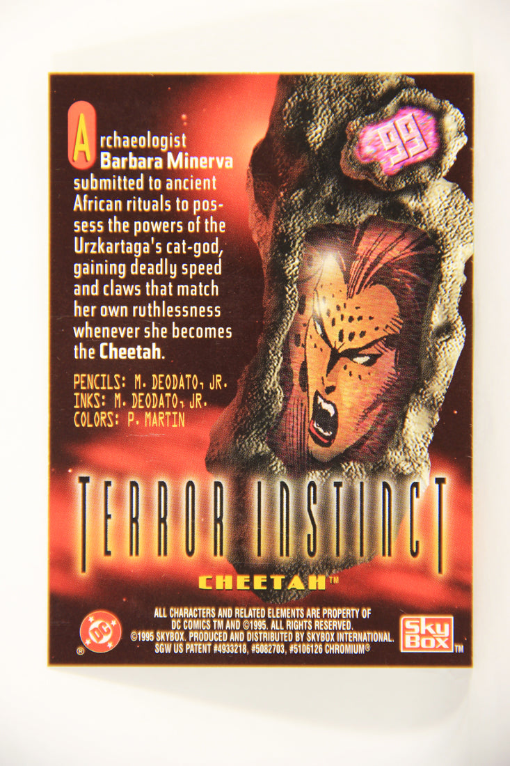 DC Legends '95 Power Chrome 1995 Trading Card #99 Cheetah L007754