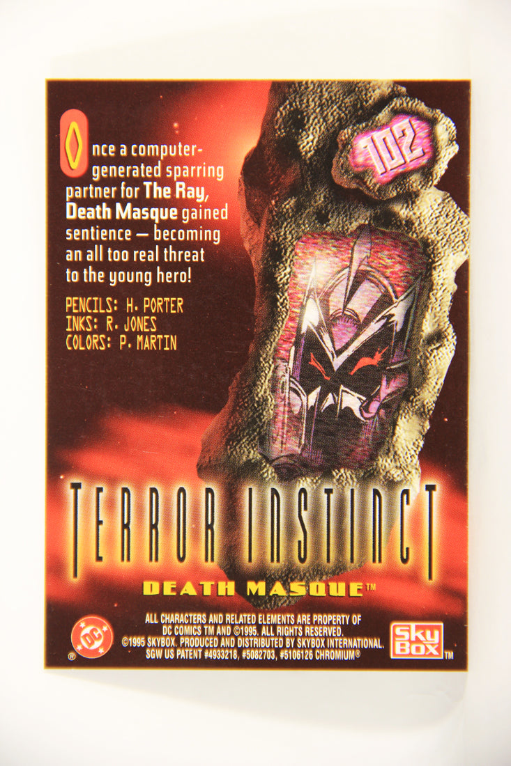 DC Legends '95 Power Chrome 1995 Trading Card #102 Death Masque L007757