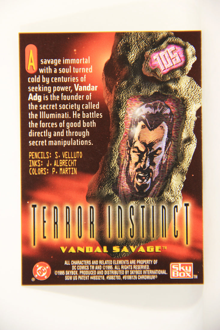 DC Legends '95 Power Chrome 1995 Trading Card #105 Vandal Savage L007760