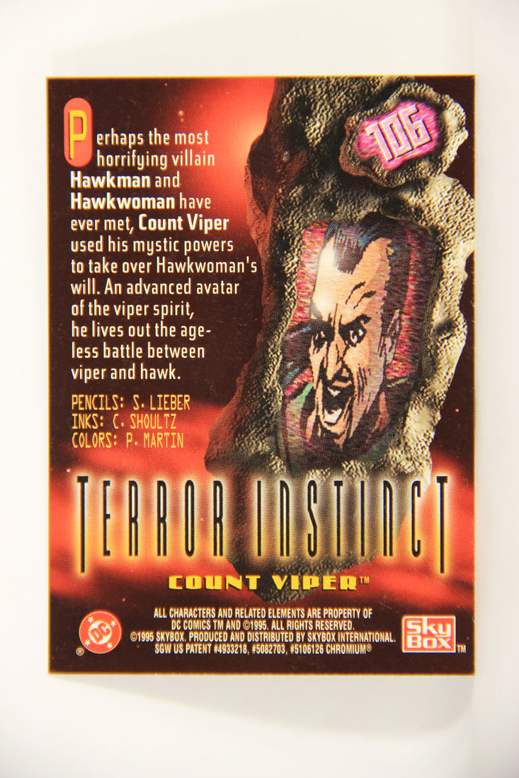 DC Legends '95 Power Chrome 1995 Trading Card #106 Count Viper L007761