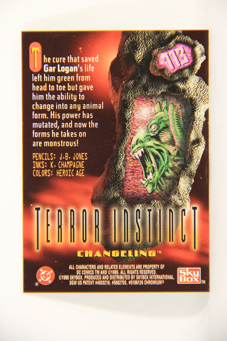 DC Legends '95 Power Chrome 1995 Trading Card #113 Changeling L007768