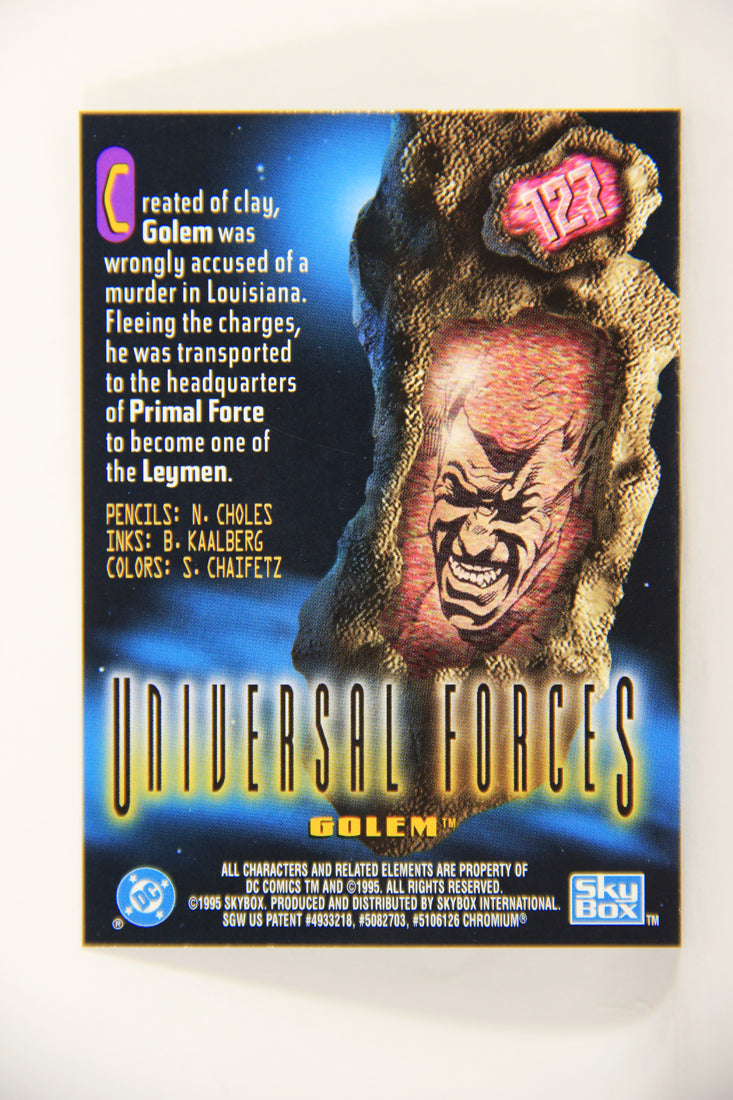DC Legends '95 Power Chrome 1995 Trading Card #127 Golem L007782