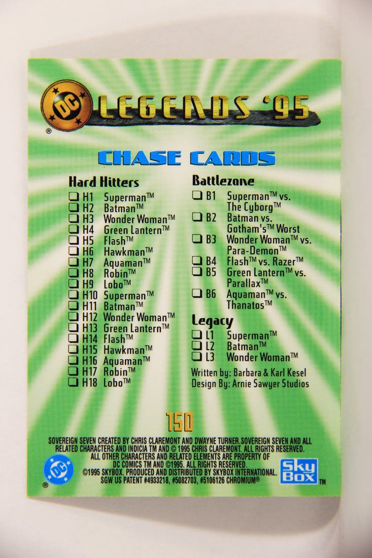 DC Legends '95 Power Chrome 1995 Trading Card #150 Checklist B L007805