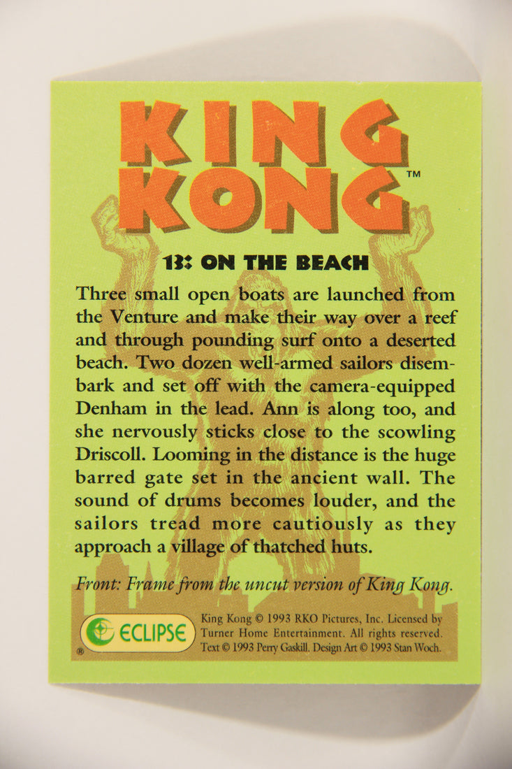 King Kong 60th Anniversary 1993 Trading Card #13 On The Beach L007881