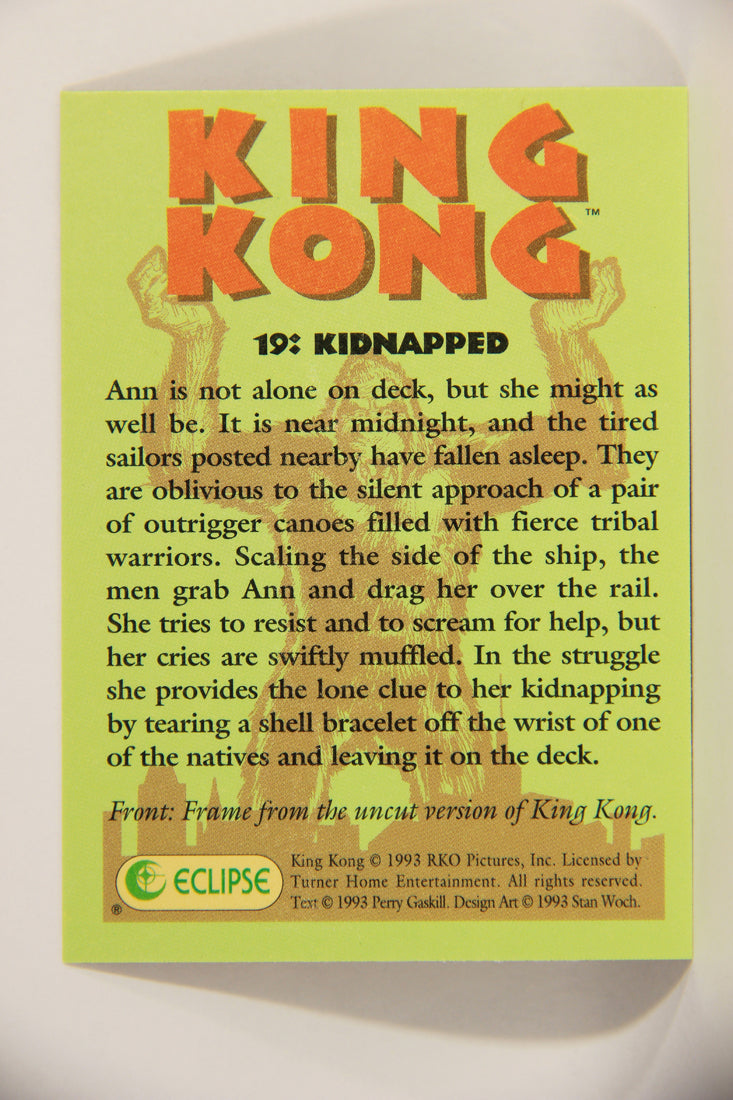 King Kong 60th Anniversary 1993 Trading Card #19 Kidnapped L007887