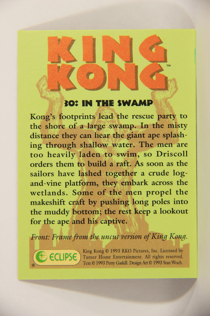King Kong 60th Anniversary 1993 Trading Card #30 In The Swamp L007898