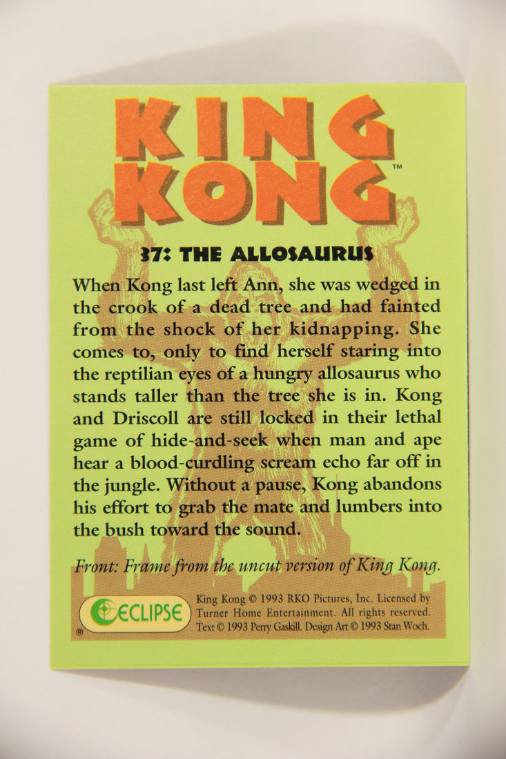 King Kong 60th Anniversary 1993 Trading Card #37 The Allosaurus L007905