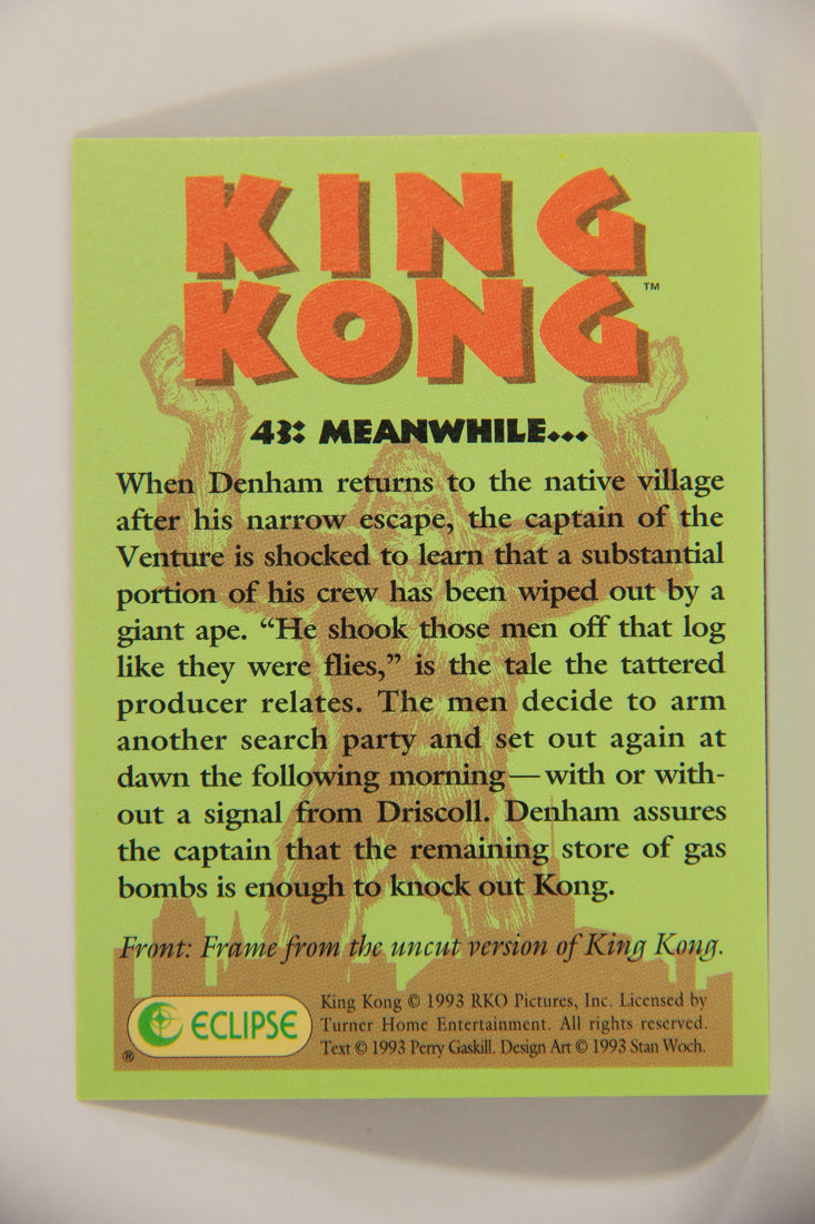 King Kong 60th Anniversary 1993 Trading Card #43 Meanwhile L007911